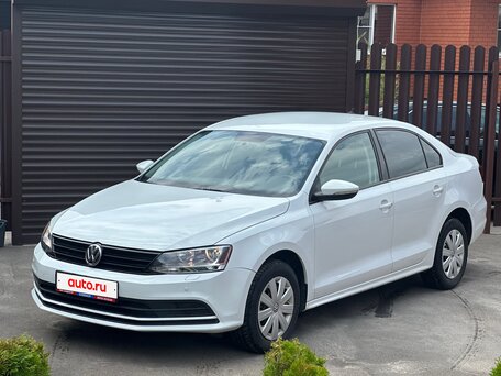 2016 Volkswagen Jetta VI Рестайлинг, белый, 1070000 рублей, вид 1