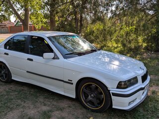 1997 BMW 3 серии 318i III (E36), белый, 430000 рублей, вид 2
