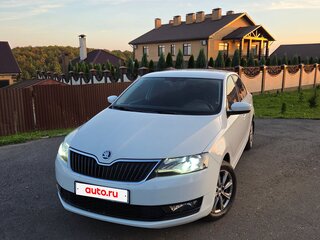 2018 Skoda Rapid I Рестайлинг, белый, 1300000 рублей, вид 2
