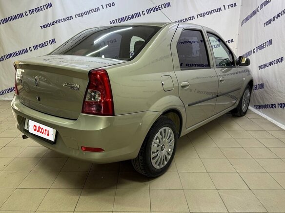 2013 Renault Logan I Рестайлинг, бежевый - вид 5