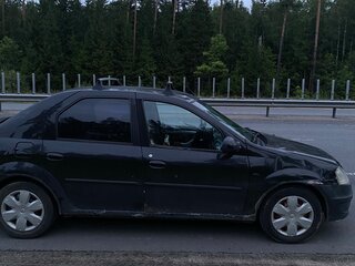 2011 Renault Logan I Рестайлинг, чёрный, 180000 рублей, вид 3