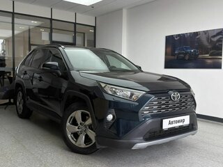 2019 Toyota RAV4 V (XA50), синий, 3500000 рублей, вид 3