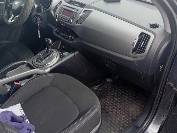 2014 Kia Sportage III Рестайлинг, серый, 1100000 рублей - вид 12