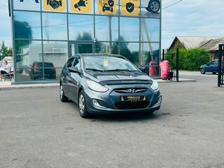 2012 Hyundai Solaris I, серый, 659000 рублей, вид 4