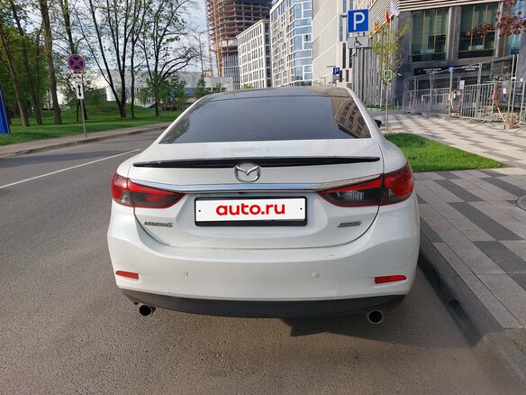 2015 Mazda 6 III (GJ) Рестайлинг, белый - вид 4
