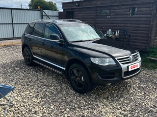 2008 Volkswagen Touareg I Рестайлинг, чёрный, 950000 рублей, вид 3