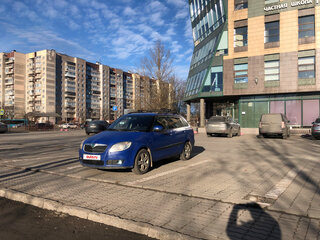 2008 Skoda Fabia II, синий, 290000 рублей, вид 4
