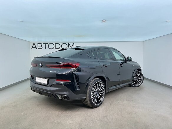 2026 BMW X6 40d III (G06) Рестайлинг, чёрный - вид 3