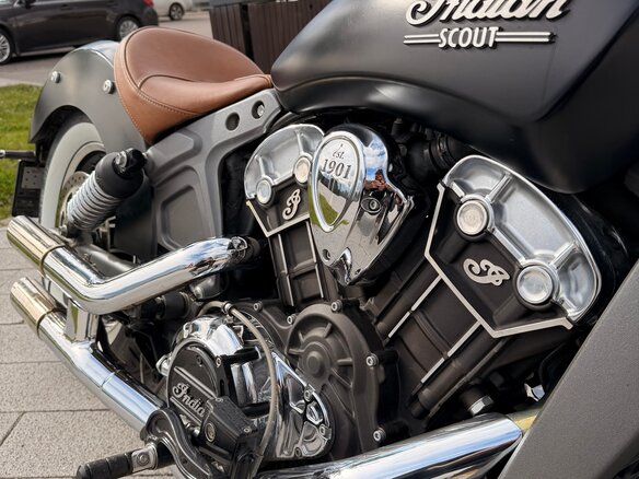 2016 Indian Scout, чёрный, 1090000 рублей - вид 9