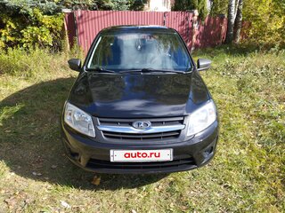 2014 Lada (ВАЗ) Granta I, чёрный, 430000 рублей, вид 1
