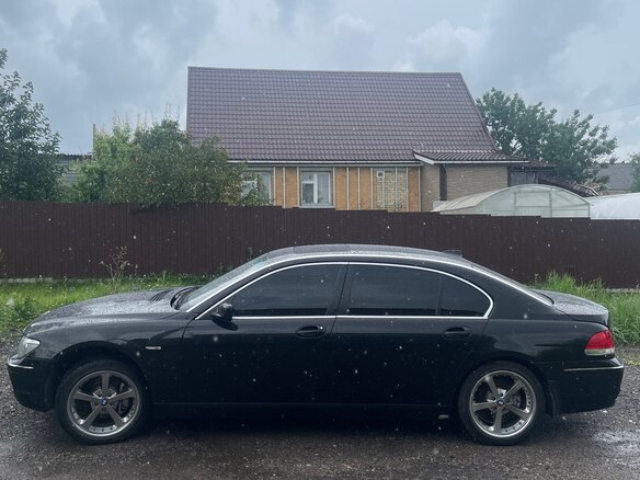 2007 BMW 7 серии Long 740Li IV (E65/E66) Рестайлинг, чёрный, 700000 рублей - вид 4
