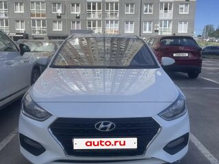 2017 Hyundai Solaris II, белый, 1150000 рублей, вид 3