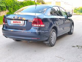 2015 Volkswagen Polo V Рестайлинг, синий, 1050000 рублей, вид 5