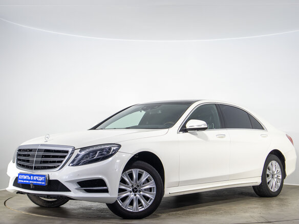 2014 Mercedes-Benz S-Класс 400 Long VI (W222, C217), белый - вид 2