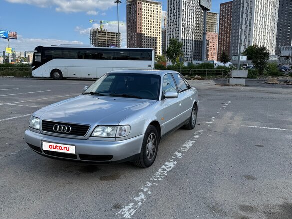 1995 Audi A6 I (C4), серебристый, 515000 рублей
