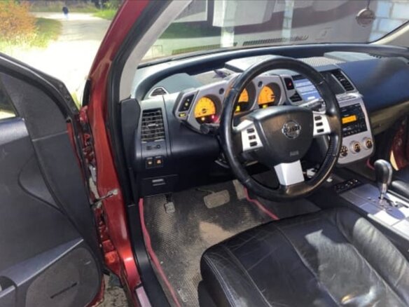 2007 Nissan Murano I (Z50), красный, 720000 рублей - вид 5