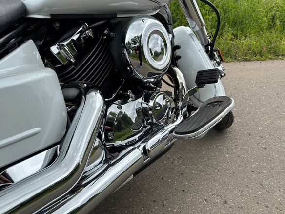 2009 Yamaha XVS650 Drag Star, белый, 550000 рублей - вид 11