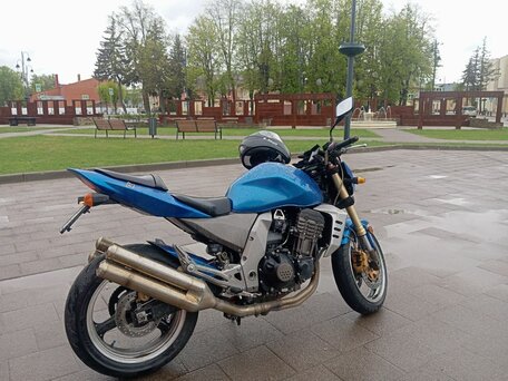 2006 Kawasaki Z 1000, синий, 420000 рублей, вид 1