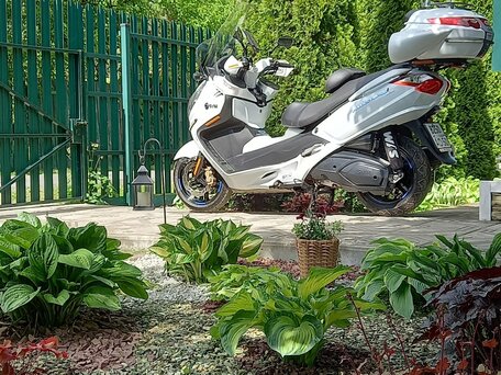 2013 Sym Maxsym 400, белый, 480000 рублей, вид 1