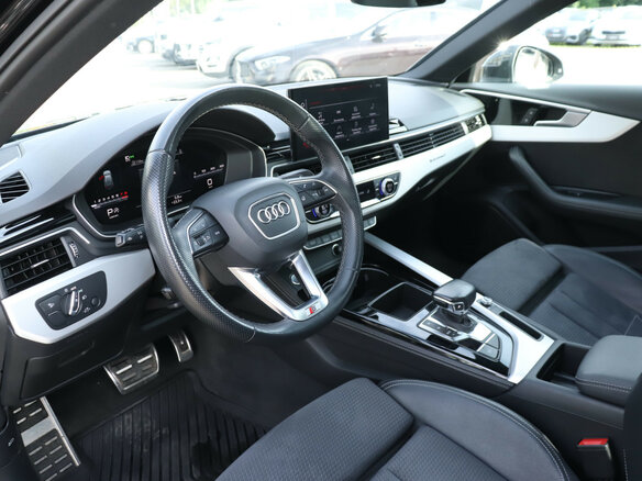2023 Audi A4 45 TFSI V (B9) Рестайлинг, чёрный - вид 13