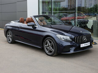 2020 Mercedes-Benz C-Класс 200 IV (W205) Рестайлинг, синий, 4100000 рублей, вид 4