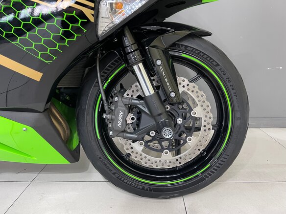 2020 Kawasaki ZX-6 Ninja, зелёный, 880000 рублей - вид 12