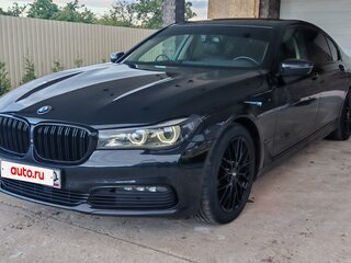 2018 BMW 7 серии Long 730Ld xDrive VI (G11/G12), чёрный, 3650000 рублей, вид 2