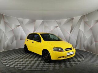 2007 Chevrolet Aveo I, жёлтый, 165000 рублей, вид 3