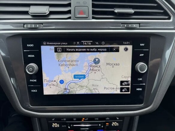 2022 Volkswagen Tiguan Allspace II Рестайлинг, белый - вид 21