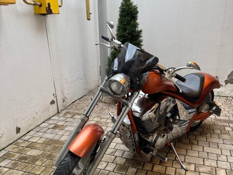 2011 Honda VT 1300CX Fury, оранжевый, 570000 рублей, вид 1