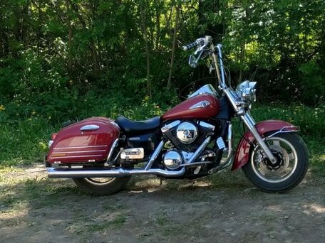 2003 Kawasaki VN1500 Vulcan, красный, 510000 рублей, вид 1