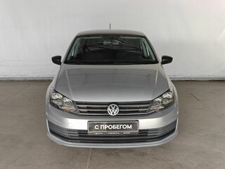2018 Volkswagen Polo V Рестайлинг, серебристый, 1295000 рублей, вид 2