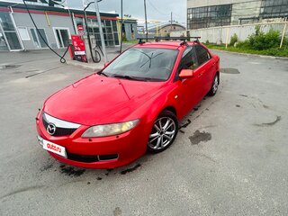 2005 Mazda 6 I (GG), красный, 265000 рублей, вид 1