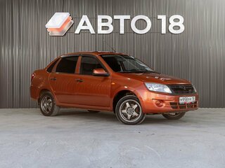 2014 Lada (ВАЗ) Granta I, оранжевый, 459000 рублей, вид 2
