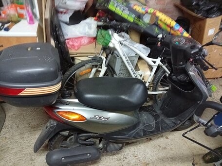 2009 Yamaha Jog, чёрный, 90000 рублей, вид 1