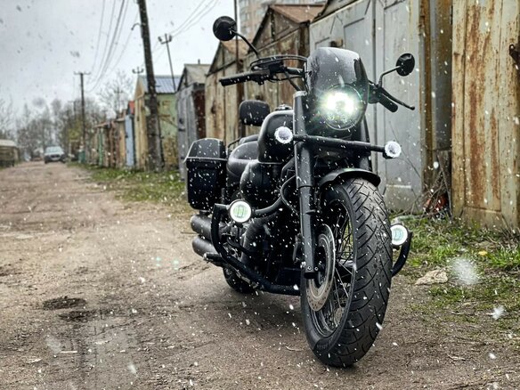 2010 Honda Shadow 750, чёрный, 800000 рублей