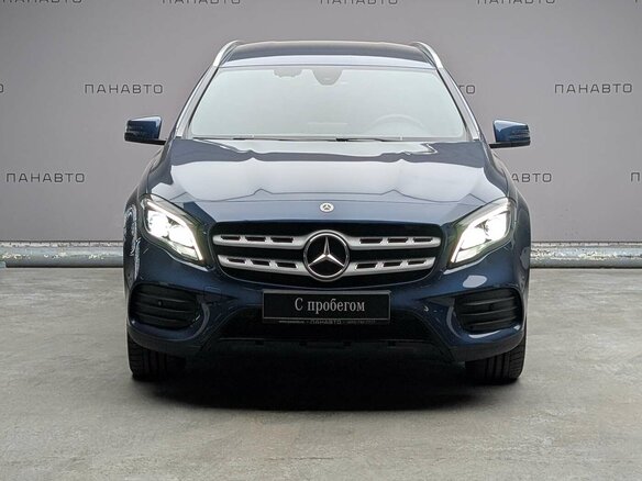 2019 Mercedes-Benz GLA 250 I (X156) Рестайлинг, синий - вид 1