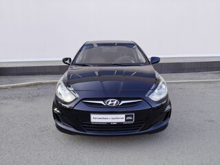 2011 Hyundai Solaris I, чёрный, 559000 рублей, вид 2