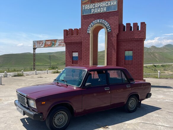 2005 Lada (ВАЗ) 2107, пурпурный, 185000 рублей - вид 5