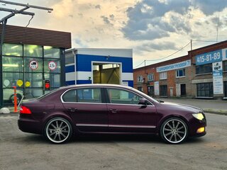 2008 Skoda Superb II, пурпурный, 990000 рублей, вид 4