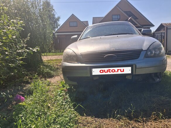 2008 Lada (ВАЗ) Priora I, серый, 170000 рублей