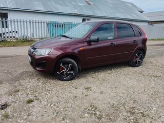 2013 Lada (ВАЗ) Kalina II, пурпурный, 380000 рублей, вид 4