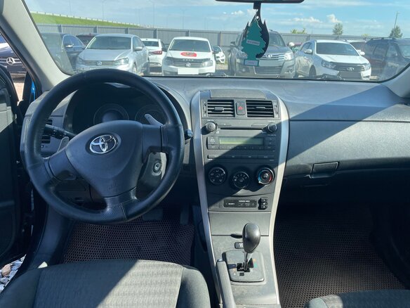 2008 Toyota Corolla AMT X (E140, E150), чёрный, 453000 рублей - вид 2