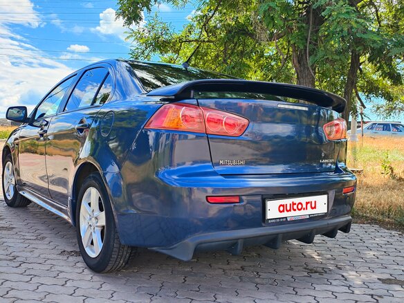 2008 Mitsubishi Lancer X, синий, 1000000 рублей - вид 9