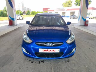 2011 Hyundai Solaris I, синий, 595000 рублей, вид 3
