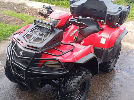 2008 Suzuki KingQuad 750, красный, 520000 рублей, вид 2