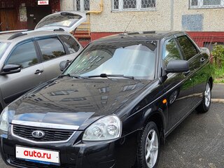 2013 Lada (ВАЗ) Priora I Рестайлинг, чёрный, 477000 рублей, вид 1