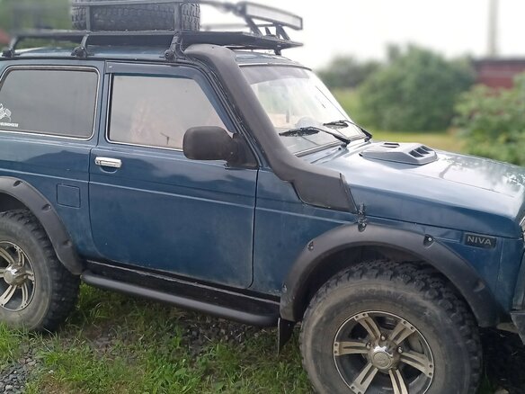 2011 Lada (ВАЗ) 2121 (4x4) I Рестайлинг, синий, 480000 рублей - вид 2