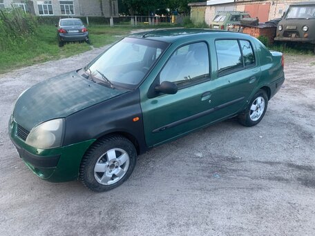 2003 Renault Symbol I Рестайлинг, зелёный, 130000 рублей, вид 3