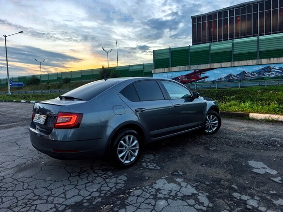 2019 Skoda Octavia III (A7) Рестайлинг, серый - вид 11